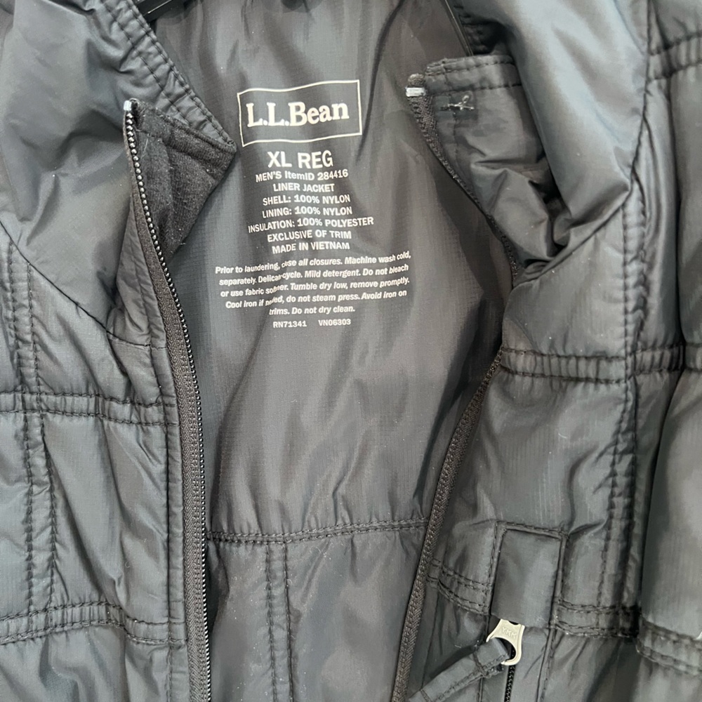 LL Bean 3 In 1 Jacket Mens Size XL Hooded Liner Primaloft Parka Winter - Picture 6 of 12